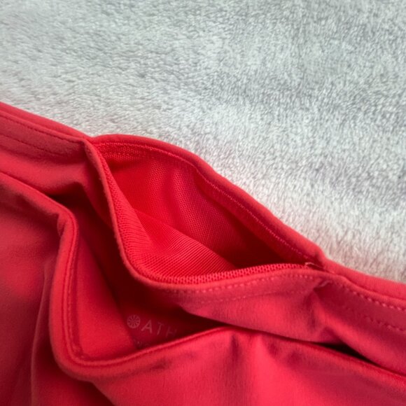 Athleta Elation High Rise Colorblock 7/8 Tight Leggings Red Medium Yoga New $99 - Picture 8 of 8
